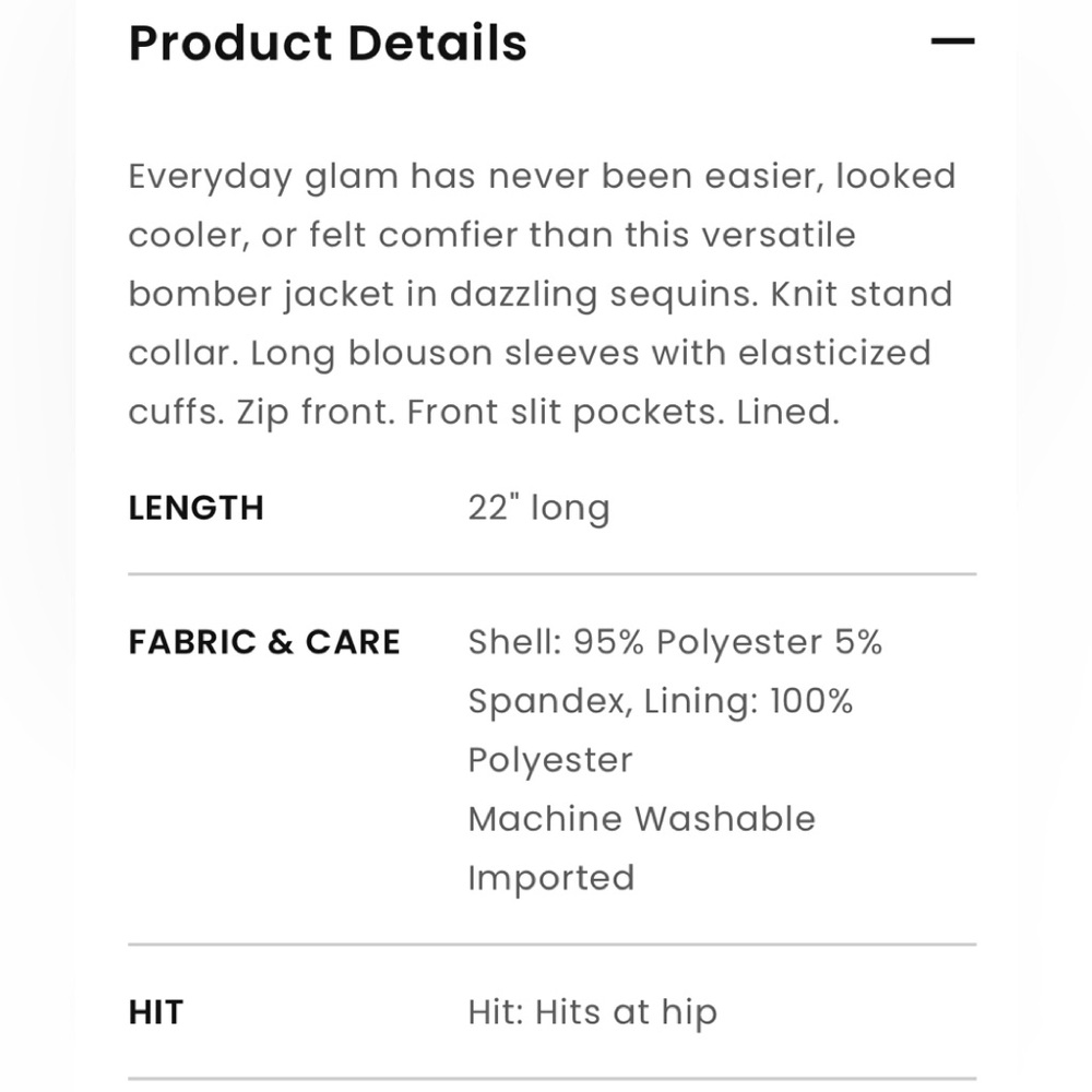 Loft sequin bomber jacket small new - Picture 3 of 3